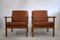 Mid-Century Stool & 2 Lounge Chairs by Hans Wegner for Getama, 1950s, Set of 3 10