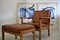Mid-Century Stool & 2 Lounge Chairs by Hans Wegner for Getama, 1950s, Set of 3, Image 5