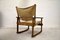 Mid-Century Safari Rocking Chair by Poul Hundevad, 1950s 8