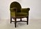 Art Deco Oak Armchair from H. Pander & Zn., 1930s 1