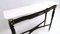 Mid-Century Wooden and Pink Marble Console Table 7