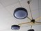 Mid-Century Brass & Colored Acrylic Glass Ceiling Lamp from G.C.M.E, 1960s, Image 4