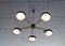 Mid-Century Brass & Colored Acrylic Glass Ceiling Lamp from G.C.M.E, 1960s, Image 6