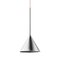 Lampe à Suspension Figura Cone Lighting en Chrome de Schneid Studio 1
