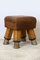 Vintage Leather Gym Stool, 1930s, Image 12