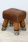 Tabouret de Gymnase Vintage en Cuir, 1930s 1