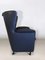 Fauteuil et Repose-pieds Modèle DS-23 en Cuir Bleu de de Sede, 1990s 4