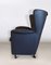 Fauteuil et Repose-pieds Modèle DS-23 en Cuir Bleu de de Sede, 1990s 5