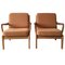 Mid-Century Danish Teak Easy Chairs from L. Olsen & Son, Set of 2, Image 1