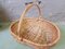 Vintage French Wicker Basket, 1970s, Image 2