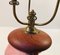 Mid-Century Brass & Teak Candle Holder, 1950s 4