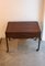 Mid-Century Rosewood Sewing Table on Castors 5