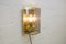 Gilded Wall Lights with Smoked Glass, 1960s, Set of 2 4