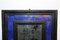 Small Antique Lapis Lazuli and Blackened Wood Mirror 6