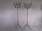 Tree Shaped Wrought Iron Candleholders, 1940s, Set of 2 2