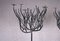 Tree Shaped Wrought Iron Candleholders, 1940s, Set of 2 6