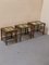 Vintage Danish Nesting Tables with Tile Tops 1