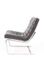Vintage Danish Leather & Steel Lounge Chair, 1960s 6