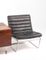 Vintage Danish Leather & Steel Lounge Chair, 1960s 2