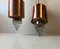 Mid-Century Copper & Glass Icicle Pendants from Vitrika, Set of 2, Image 3
