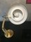 Brass, Plastic, & Galvanized Metal Table Lamp, 1970s 5
