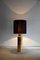 Mid-Century Gold Ceramic Table Lamp by Aldo Londi for Bitossi, 1960s 6