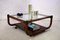 Vintage Italian Bamboo and Glass Coffee Table 9