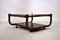 Vintage Italian Bamboo and Glass Coffee Table 1
