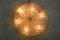 Vintage Murano Glass Flower Ceiling Lamp from Seguso 2