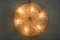 Vintage Murano Glass Flower Ceiling Lamp from Seguso, Image 2