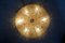 Vintage Deckenlampe aus Muranoglas in Blumen-Optik von Seguso 3