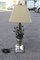 Mid-Century Crystal, Brass, & Parchment Table Lamp, 1950s 6