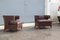 Italian Armchairs with Wooden Feet, 1930s, Set of 2, Image 14