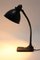 Lámpara de escritorio Bauhaus alemán negro, años 30, Imagen 6