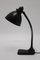 Lámpara de escritorio Bauhaus alemán negro, años 30, Imagen 5