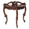 Antique Venetian Mahogany Demilune Console by Eugenio Quarti, Image 1