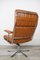 Vintage Chrome & Imitation Leather Swivel Armchairs, Set of 2 9