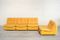 Modulares Cognac Ledersofa Set, 1970er 9