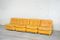 Conjunto de sofás modular de cuero coñac, años 70, Imagen 6