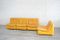 Modulares Cognac Ledersofa Set, 1970er 4