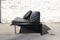 Vintage Mission Black Leather Sofa from Harvink 5