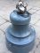 Large Vintage Enameled Industrial Lamp, Image 5