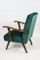 Fauteuil Vintage en Velours Vert, 1970s 4