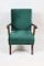 Vintage Green Velvet Armchair, 1970s, Image 3