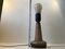 Mid-Century Fur Styled Glazed Ceramic Table Lamp from Søholm, 1970s 8