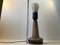 Mid-Century Fur Styled Glazed Ceramic Table Lamp from Søholm, 1970s, Image 8