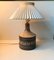 Vintage Danish Stoneware Table Lamp by Jette Hellerøe for Axella, 1970s 5