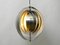 Space Age Brushed Stainless Steel Moon Lamp, 1960s 3