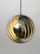 Space Age Brushed Stainless Steel Moon Lamp, 1960s 1