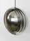 Space Age Brushed Stainless Steel Moon Lamp, 1960s 6